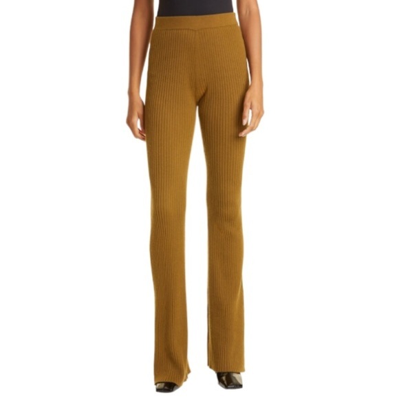 NWT Ulla Johnson Rochelle Merino Wool & Cashmere Pants in Saguaro Medium